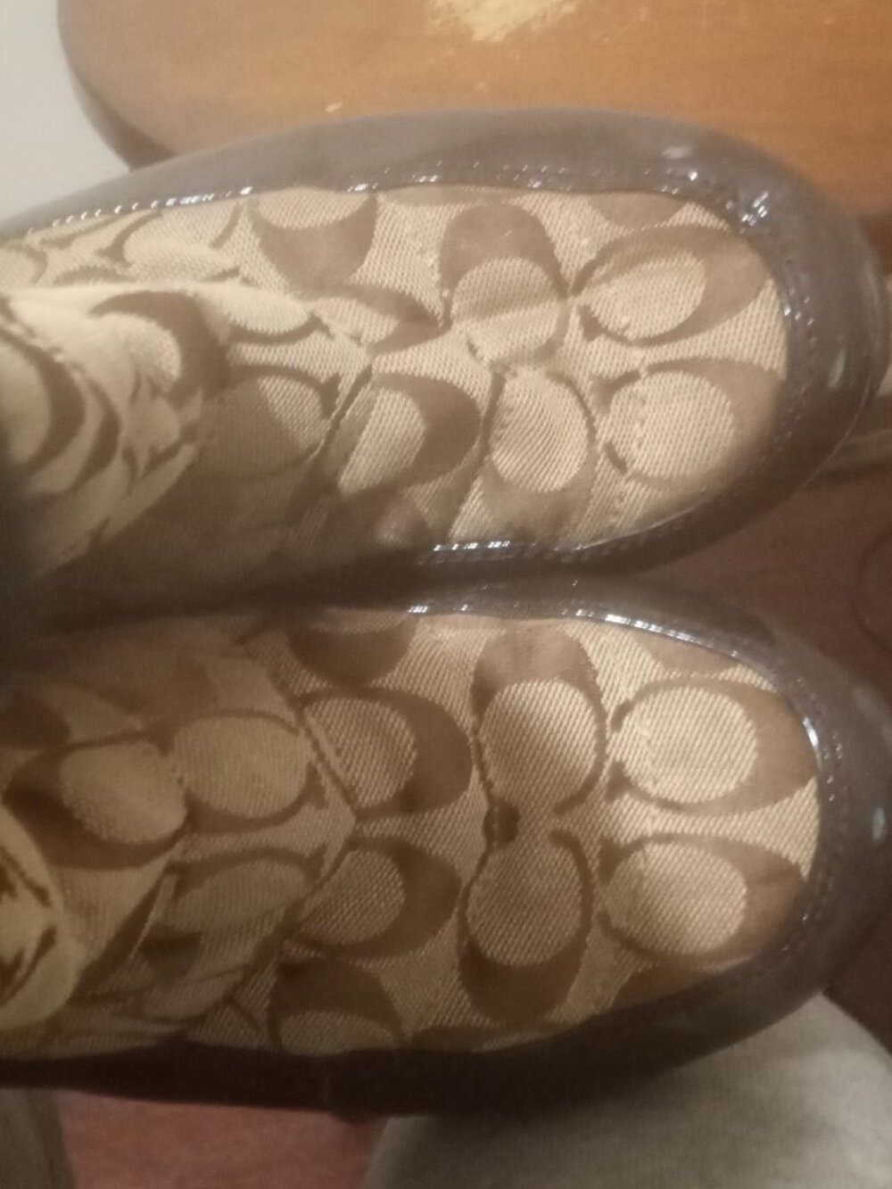 Coach Joyous Brown Faux Fur Mid-Calf Snow Boots Zip Women's Size 8.5B - Picture 14 of 14